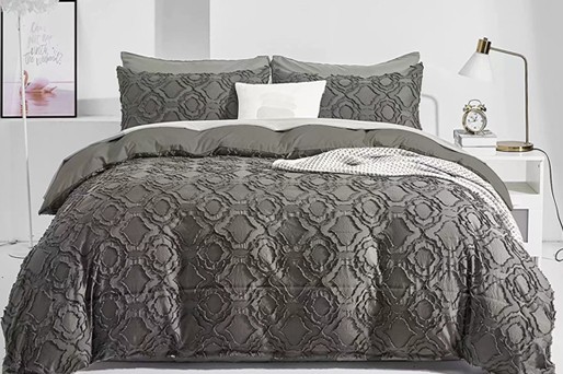 Tufted duvet cover 3pcs