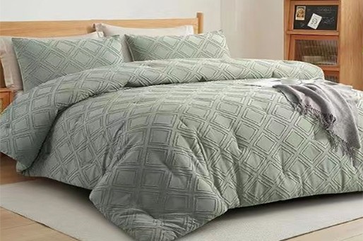 Tufted duvet cover 3pcs