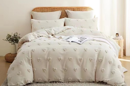 Tufted duvet cover 3pcs